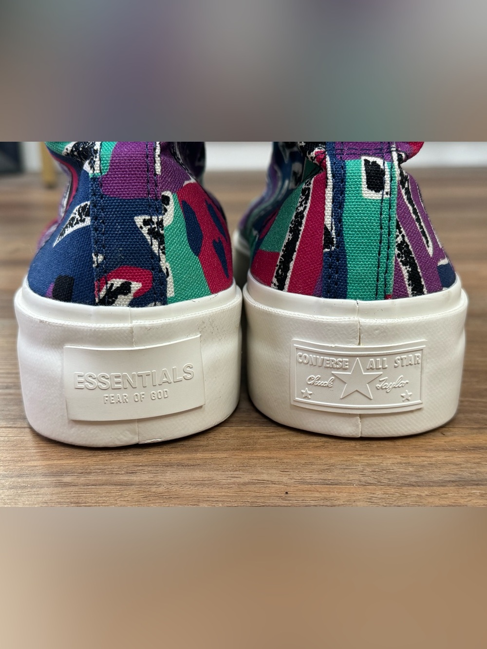 Converse x Fear of God Essentials Skid Grip Hi 169888C Multicolor Men’s 9.5 - Picture 6 of 12